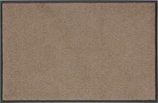 wash+Dry Fußmatte, Taupe 60x90 cm, innen und außen, waschbar, beige