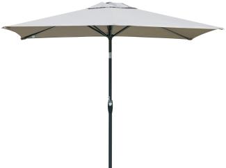 Primaster Balkonschirm Florenz 140 x 210 cm Taupe Sonnenschirm Gartenschirm