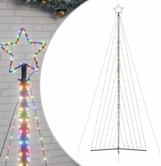 vidaXL LED Weihnachtsbaum 789 LEDs Mehrfarbig 476 cm 4016447