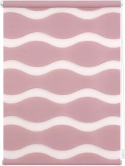 Lichtblick Sonnenschutzsysteme GmbH Doppelrollo Stockholm 45 cm x 150 cm (BxL) Altrosa Duo Rollo in extravagantem Stil; Klemm- und schraubbar; Lichtdurchlässig und blickdicht