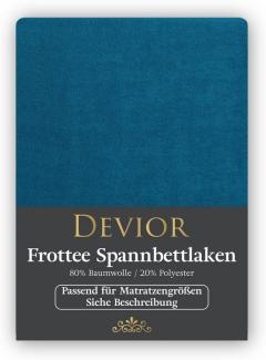 Devior Spannbettlaken Spannbetttuch Bettlaken Winter Weich Warm Leintuch 80% Baumwolle, Frottee, Gummizug: Rundumgummizug, Matratzen Bezug bis 22cm Matratzenhöhe Kuschelig Flauschig