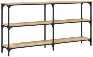 Konsolentisch, Beistelltisch, Konsole Sonoma-Eiche 150x29x75 cm Holzwerkstoff