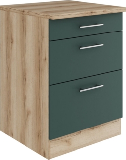 OPTIFIT Unterschrank Bella Breite 60 cm, 2 Auszüge, 1 Schubkasten