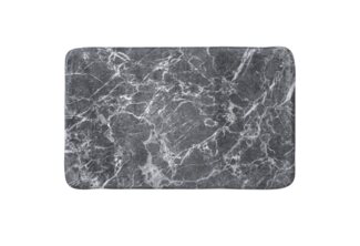 Sanilo Badematte Marmor Grau, rutschhemmend, waschbar, schnelltrocknend, Polyester, rechteckig, sehr weich, hochwertig & modern, 50x80 cm oder 70x110 cm