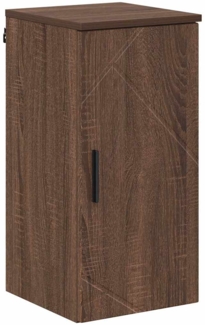 vidaXL Badezimmer Schrank mit Tür Braun Eichen-Optik 30 x 31,5 x 61 cm 883351