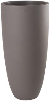 Blumentopf LED Shining Curvy Pot (taupe XL E27)