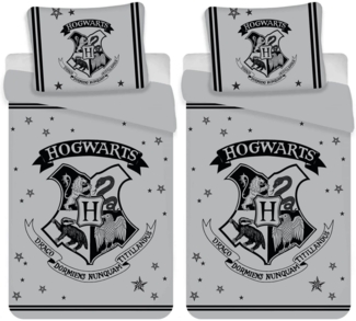 Harry Potter Bettwäsche Harry Potter - Hogwarts - 2 x Bettwäsche-Set, 135x200 & 80x80, Baumwolle, 100% Baumwolle