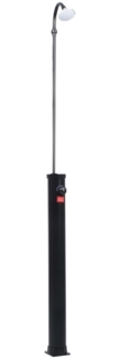 vidaXL Garten-Solardusche Schwarz 215 cm 8 L 92295