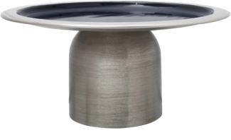 Kuchenplatte Art Deco 325 Silber / Dunkelblau