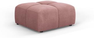 Micadoni Hocker Serena Small Strukturierter Stoff, Rosa