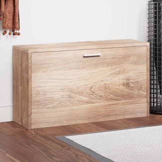Schuhbank | Schuhregal Eiche 80x24x45 cm