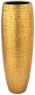 Flingora Bodenvase Amea, mit Einsatz - Fiberglas - Indoor - Gold - Höhe 97 cm