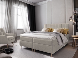 Masseno Boxbett IBIZA 140x200 cm mit Bonell Matratze und Topper