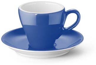 Espresso-Untertasse Classico Solid Color Kornblume Dibbern Espressotasse - Mikrowelle geeignet, Spülmaschinenfest