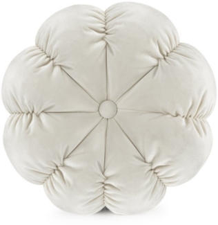 Eurofirany Dekokissen Rundes Kissen Dekokissen Weich Velours Zierkissen Samt Wohnzimmer