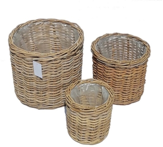 Rattan Korb Siena 3 er Set
