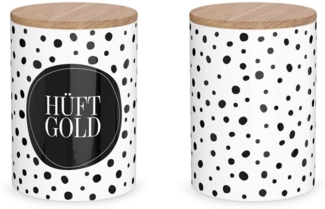 Frischhaltedose Vorratsbehälter Vorratsdose Keramik la vida "Hüftgold" 308572