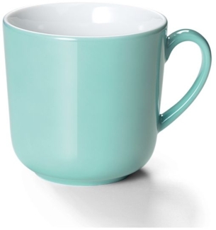 Dibbern Solid Color türkis Becher mit Henkel 0,32 l