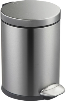 Eko Treteimer Luna 5 l Anti-Fingerprint,Kosmetikeimer Badeimer Abfalleimer