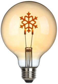 Sompex Schneeflocke LED Filament Leuchtmittel E27 2000 K