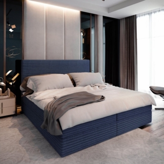 Masseno Boxbett PISA 160x200 cm mit Bonell Matratze und Topper