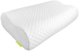 Gentle North Nackenstützkissen Orthopädisches Nackenstützkissen - Memory Foam - höhenverstellbar, Füllung: Viscoschaum, Seitenschläfer, Rückenschläfer, Comfort, 1-tlg, allergikerfreundlich - anti-Schnarch - ergonomisches Kissen - waschbar