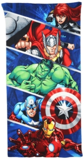 MARVEL Strandtuch Marvel Avengers Mikrofaser Strandtuch Badetuch Duschtuch XL 70x140 cm
