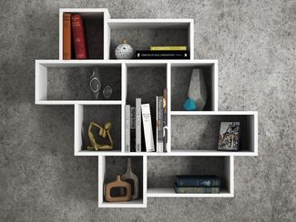 Skye Decor Wandregal 100% MELAMINE COATED PARTICLE BOARD, 103,5 x 15 x 115,5 cm H1602