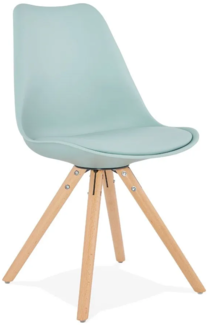 Kokoon Design Stuhl Tolik Kunstleder Blau