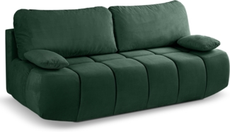 Schlafsofa (B/H/T: 207x93x105 cm) in Smaragdgrün