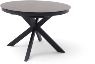 Auszugtisch Washington / Winnipeg, Schwarz, 120 x 76 x 120 cm