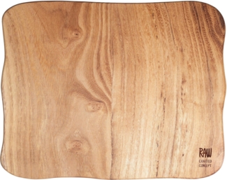 aida RAW Schneidebrett RAW Teak, Teakholz, organische Form, jedes Stückein Unikat