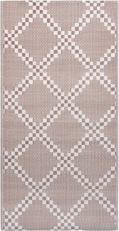 vidaXL Outdoor-Teppich ARAKIL Braun 190x290 cm PP 310435