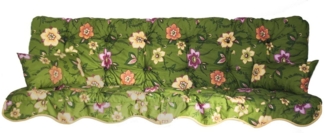 Kühnemuth Auflagekissen Auflagen Set Hollywoodschaukel Sitzkissen 150x50 cm Design 3301