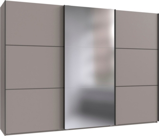 Wimex Kleiderschrank Indiana by fresh to go, wahlweise mit oder ohne Spiegel (INKLUSIVE Innenausstattung und Selbsteinzug für die Türen) große Breiten250 oder 300cm, mit oder ohne Glasfront, Made in Germany