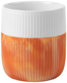 Royal Copenhagen Fluted Contrast Becher Marble Warm Ochre 33cl