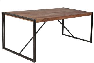 Tisch 180x90 cm Akazie Altmetall Esstisch Küchentisch Esszimmer Speisetisch