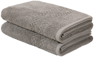 my home Duschtücher Regona, Duschtücher 70x140cm, flauschig und weich, 500 gr/m², Frottier (Set, 2-St), Premium Handtücher mit Bordüre, Set, 100% Baumwolle, 5 Jahre Garantie