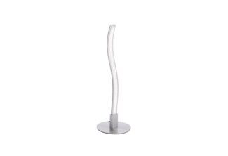 SellTec LED Tischleuchte LED Tischlampe WAVE 30cm, Steuerbar über Schnurschalter, 1xLED-Board/ 3 Watt, warmweiß, Wellenform, platzsparend LED warmweiß Nachttisch