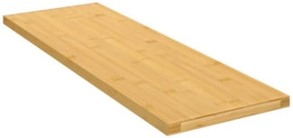 vidaXL Regalbrett, Bambus natur, 60 x 20 x 1,5 cm