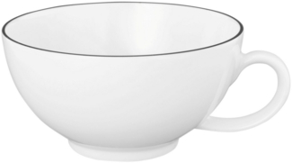 Seltmann Weiden Tasse Lido Black Line, Porzellan, Teeobertasse 0,20 l