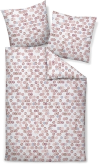 Janine Bettwäsche Feinbiber65176 0, Feinbiber, mit Reissverschluss