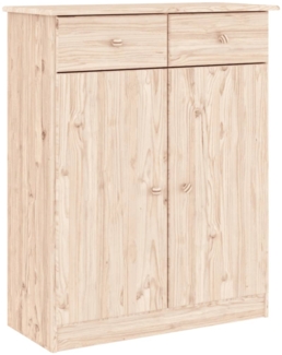 vidaXL Schuhschrank ALTA 77x35x96 cm Massivholz Kiefer 353925