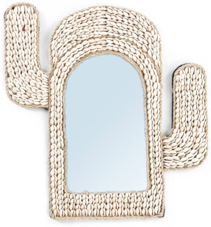 Der Cactus Shell Spiegel - Weiss - Weiß - 38x5x40cm