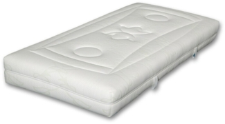 Latexmatratze 18 cm - 7-Zonen-Naturlatexkern - Malie Pure Green 90x200 cm-H2=mittel