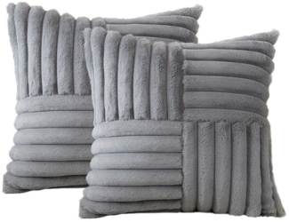 Coonoor Kissenbezug 45x45 cm Plüsch Samt Kissenbezüge Zierkissenbezüge Kissenhülle, (2 Stück), Kopfkissenbezug Kissen Bezug Weich Sofakissen Couchkissen Bezug