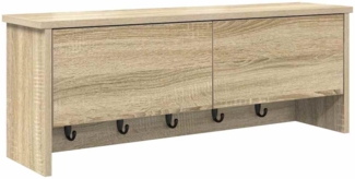 vidaXL Wandmontierter Kleiderständer Sonoma Eiche 80 x 20 x 30 cm 874341