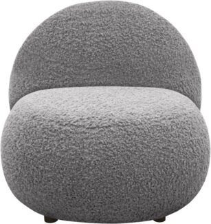INOSIGN Sessel Mithras II Cocktailsessel, organische Formensprache, Solitär Sessel, Bouclé oder Fellimitat, Lieferzeit nur ca. 2 Wochen