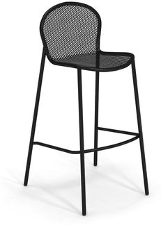 2er Set Ronda X Barhocker schwarz