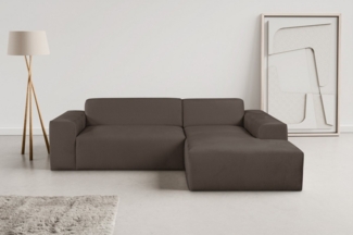 WERK2 Ecksofa Zeus-L modern und zeitlos, Breite 253cm, bequemes Sofa, Curvy Trend Ecksofa mit urbaner Optik